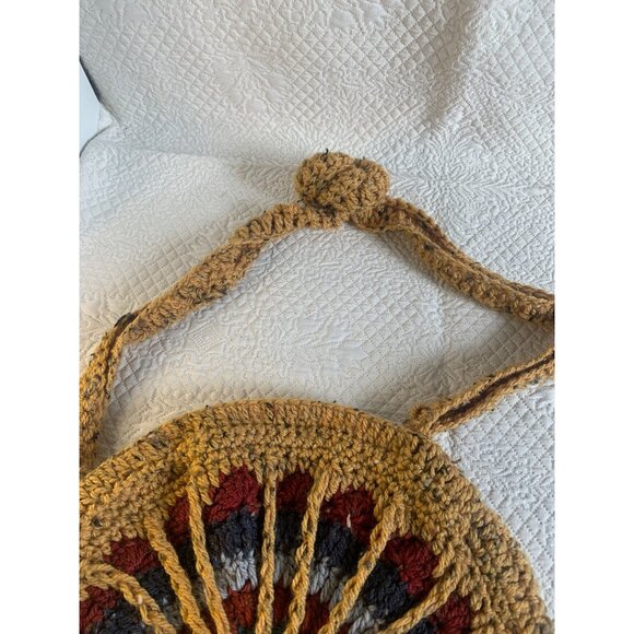 Handmade Round Hand Crocheted Handbag - New - Picture 3 of 11
